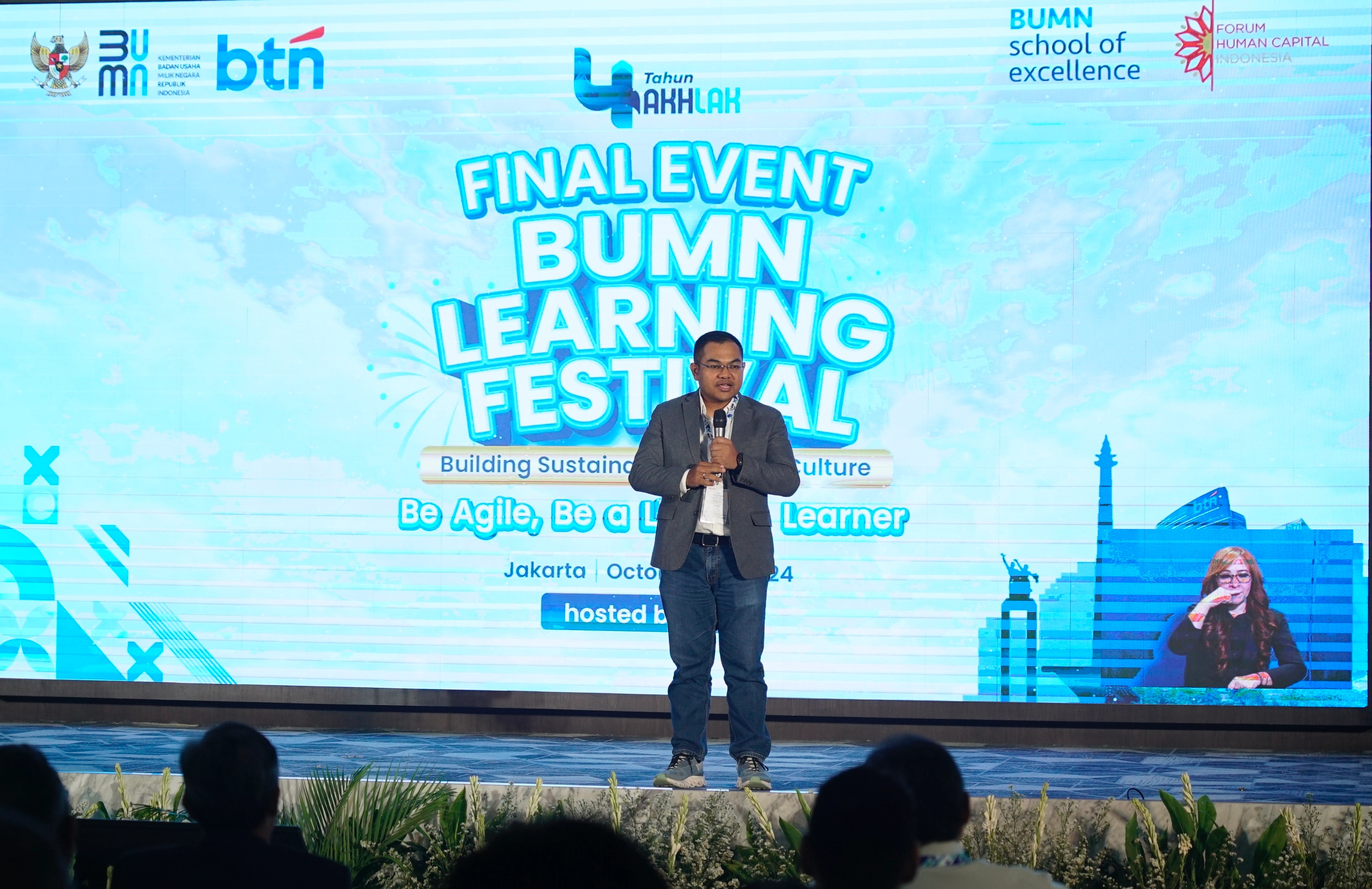 Telkom Dinobatkan Sebagai The Most Outstanding BUMN Learning dalam Ajang BUMN Learning Festival 2024